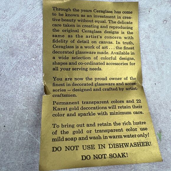 8 Cera‎ Golden Grapes Green Tall Highball Tumblers Vintage MCM Glasses - Picture 4 of 9